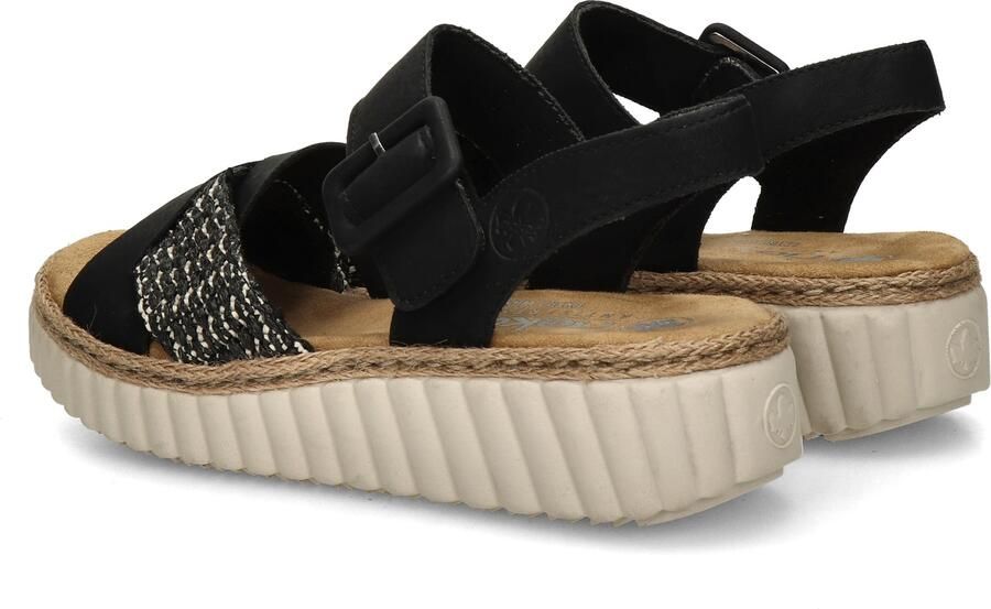 Rieker Sandalen met sleehak Sandalen