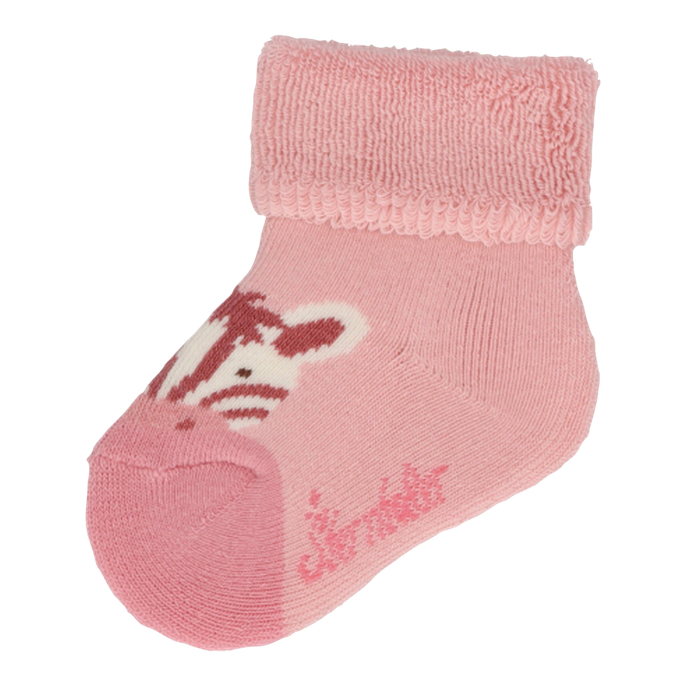 Sterntaler 3er-Pack Socken Zebra Elefant natur/rosa