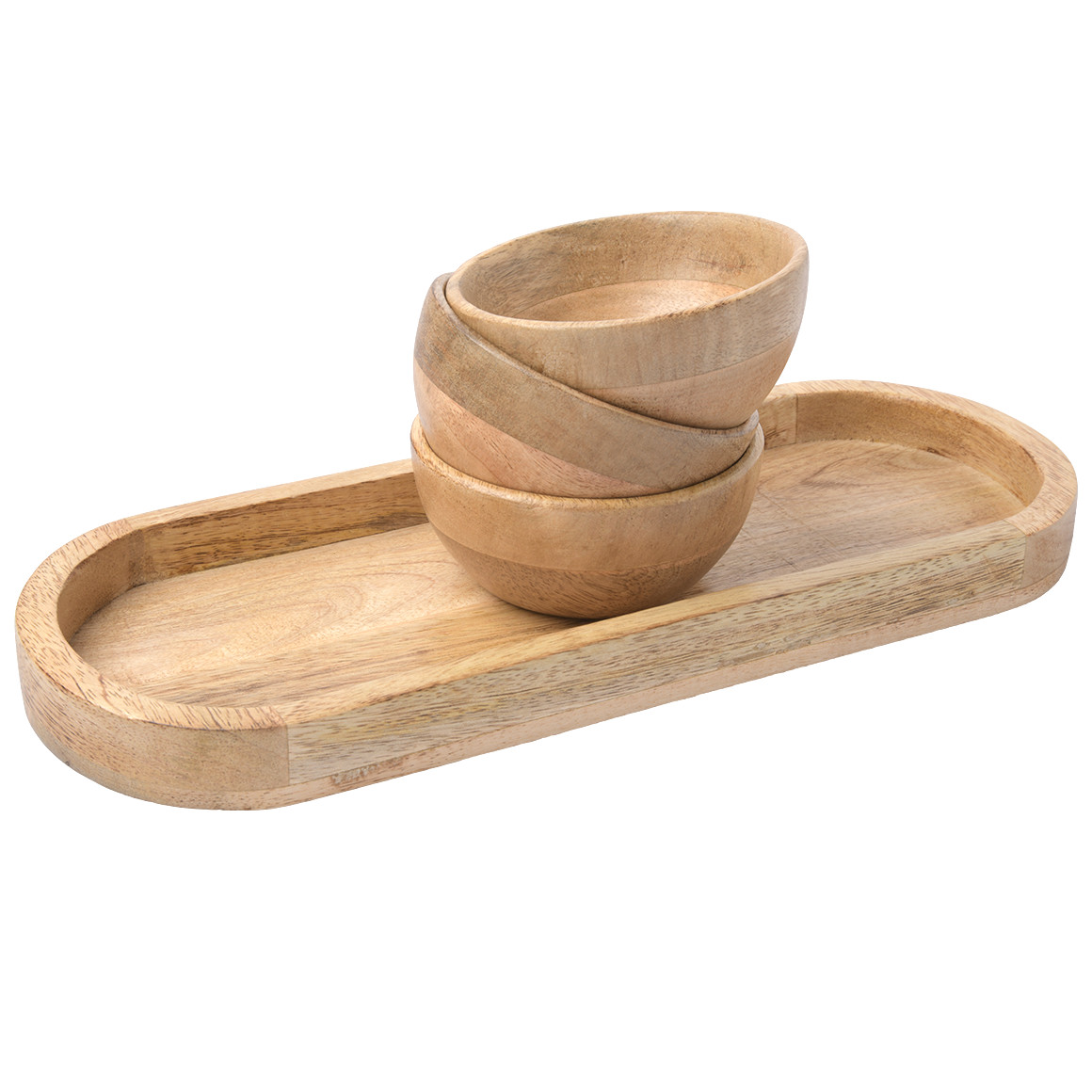 My Home Schalen-Set 4-teilig braun