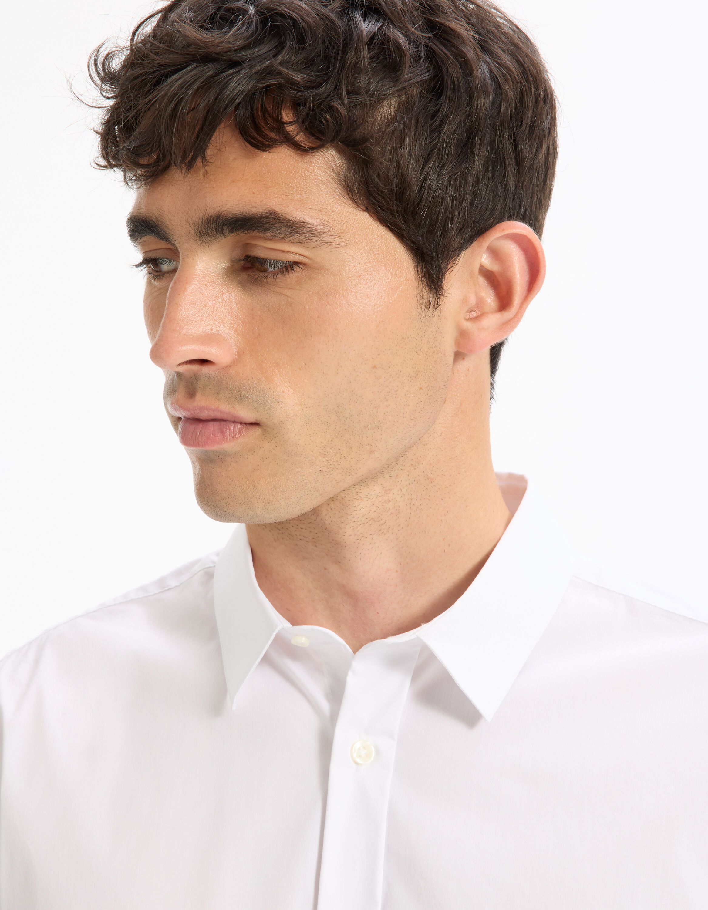 Chemise extra slim coton stretch - blanc