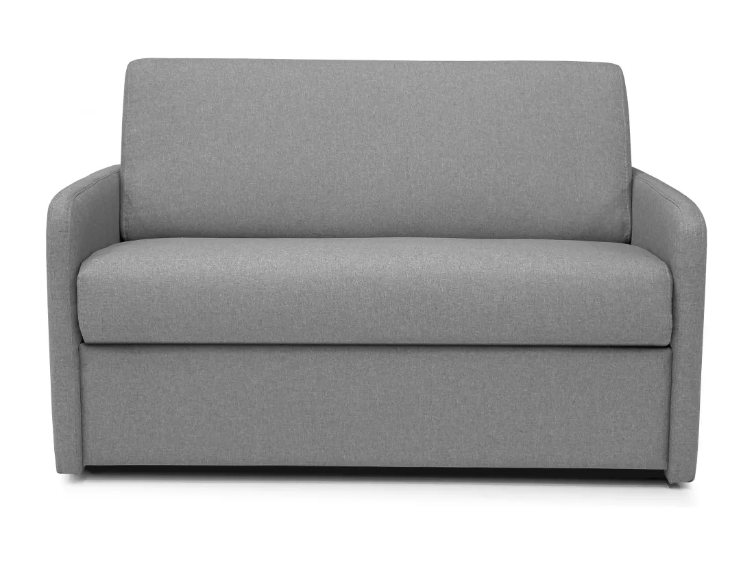 Fauteuil convertible express en tissu gris clair - Couchage 100 cm - NADOA