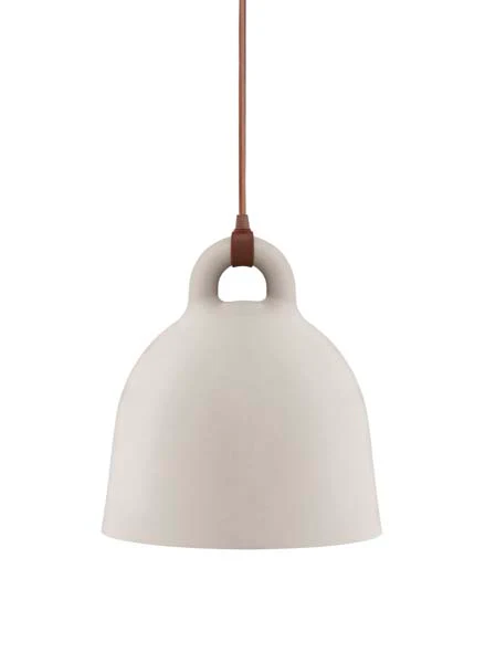 Normann Copenhagen  Bell lampe, small, sand - H: 37 cm.