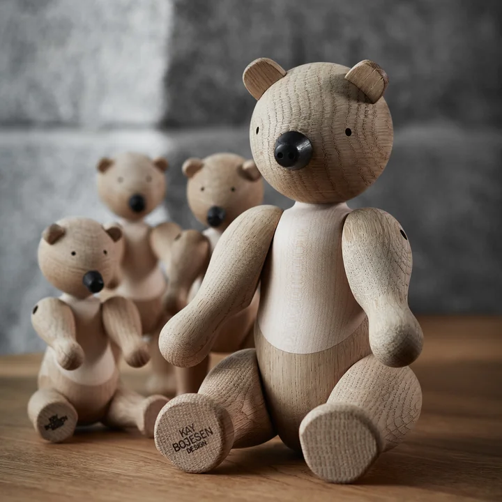 Kay Bojesen - Holz-Bär, Lilliput, H 9,5 cm