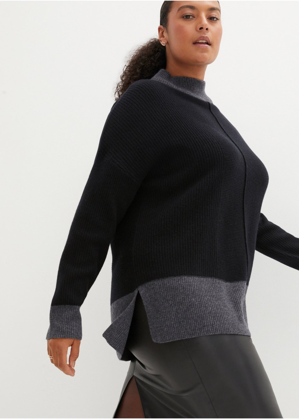 Pull en laine avec teneur en Good Cashmere Standard®