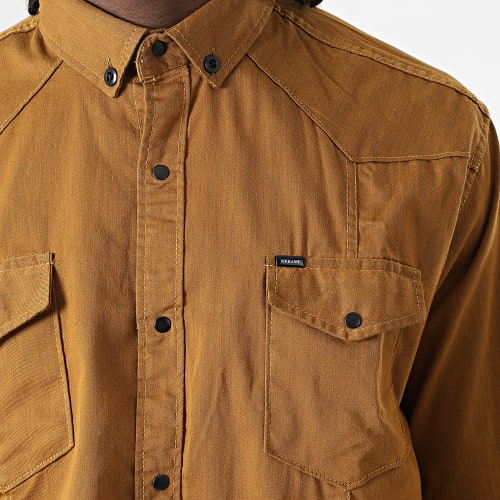 Chemise Manches Longues W-324 Moutarde Foncé