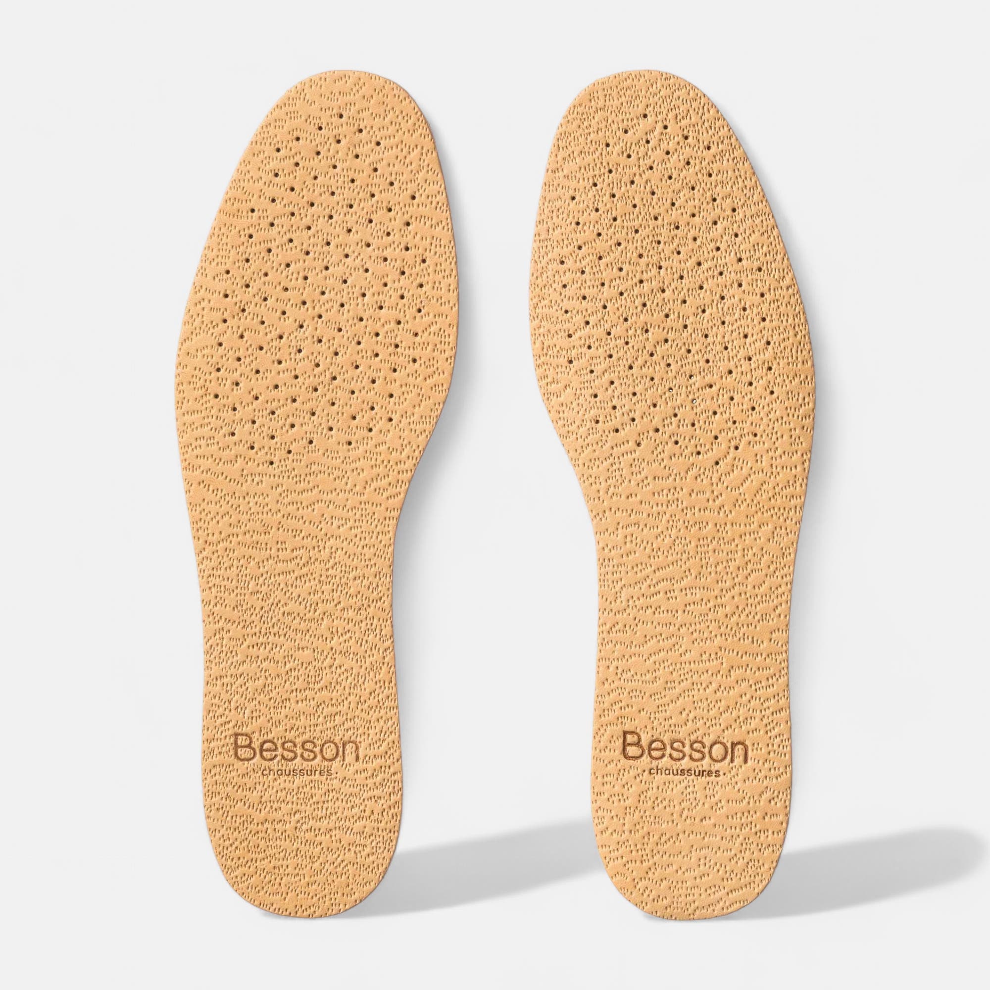 Semelles cuir charbon 41 42 sans coloris