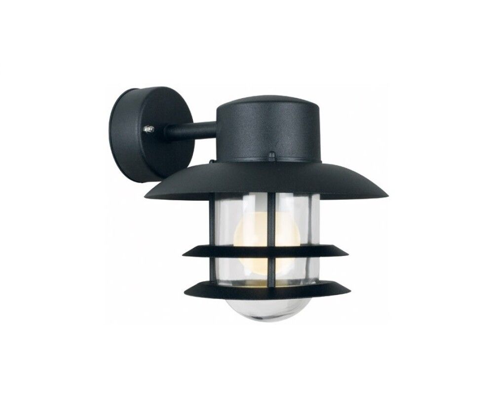 VEGGLAMPE NORDLUX COPENHAGEN SVART Ø25CM