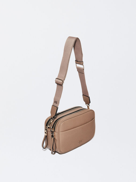Bolsa de ombro personalizável - Marrom
