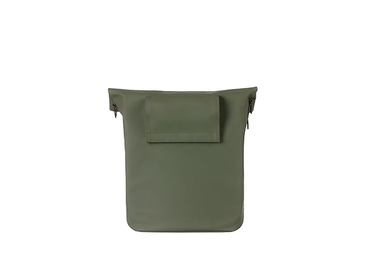 Basil City Shopper enkele fietstas 14-16L - Moss Green