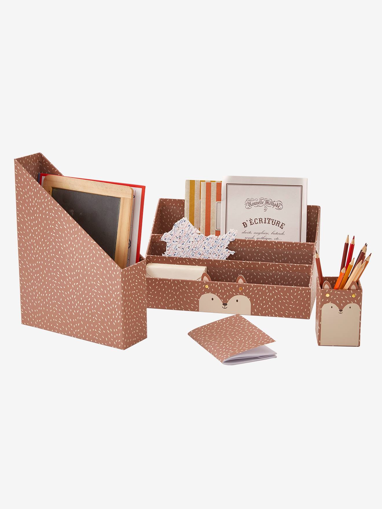 Conjunto organizador de mesa de argila 