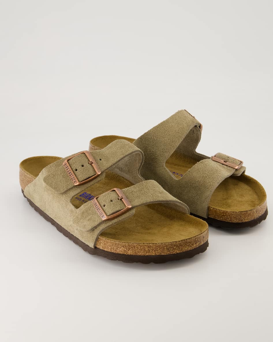 Birkenstock Arizona Pantoletten in Beige