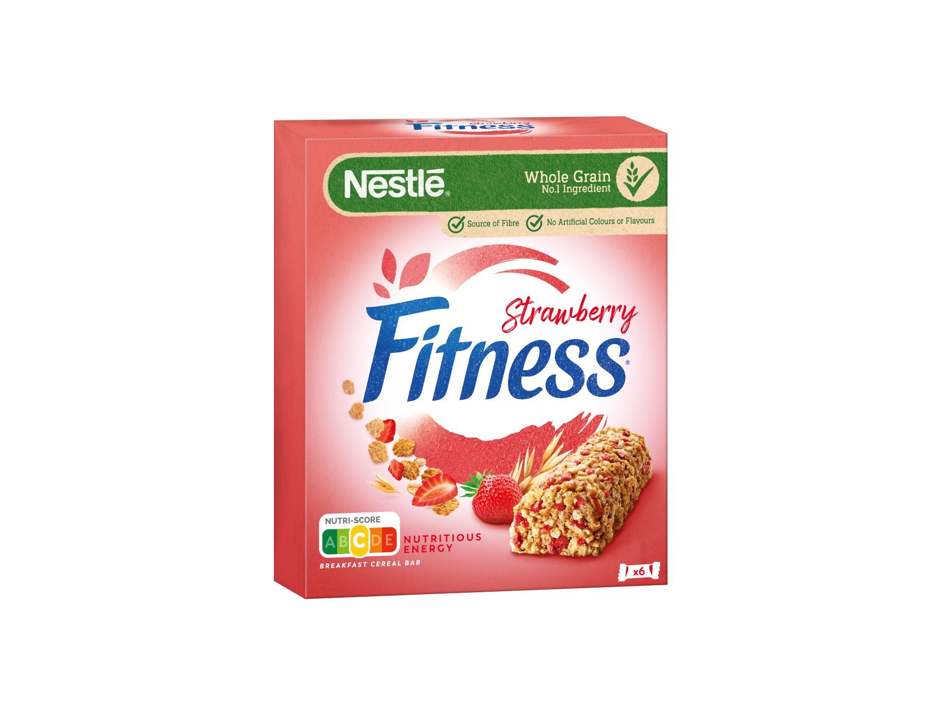 BARRAS NESTLÉ FITNESS CEREAIS COM MORANGO 6X23.5G