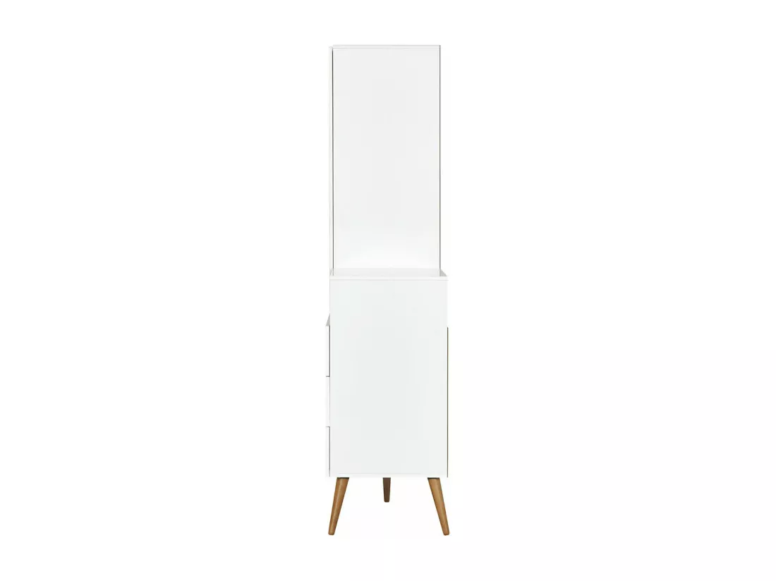 Armoire panneaux de fibres blanc ZAHIA