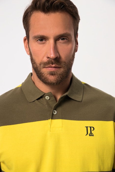 Poloshirt, Halbarm, Piqué, Ringel, bis 8 XL