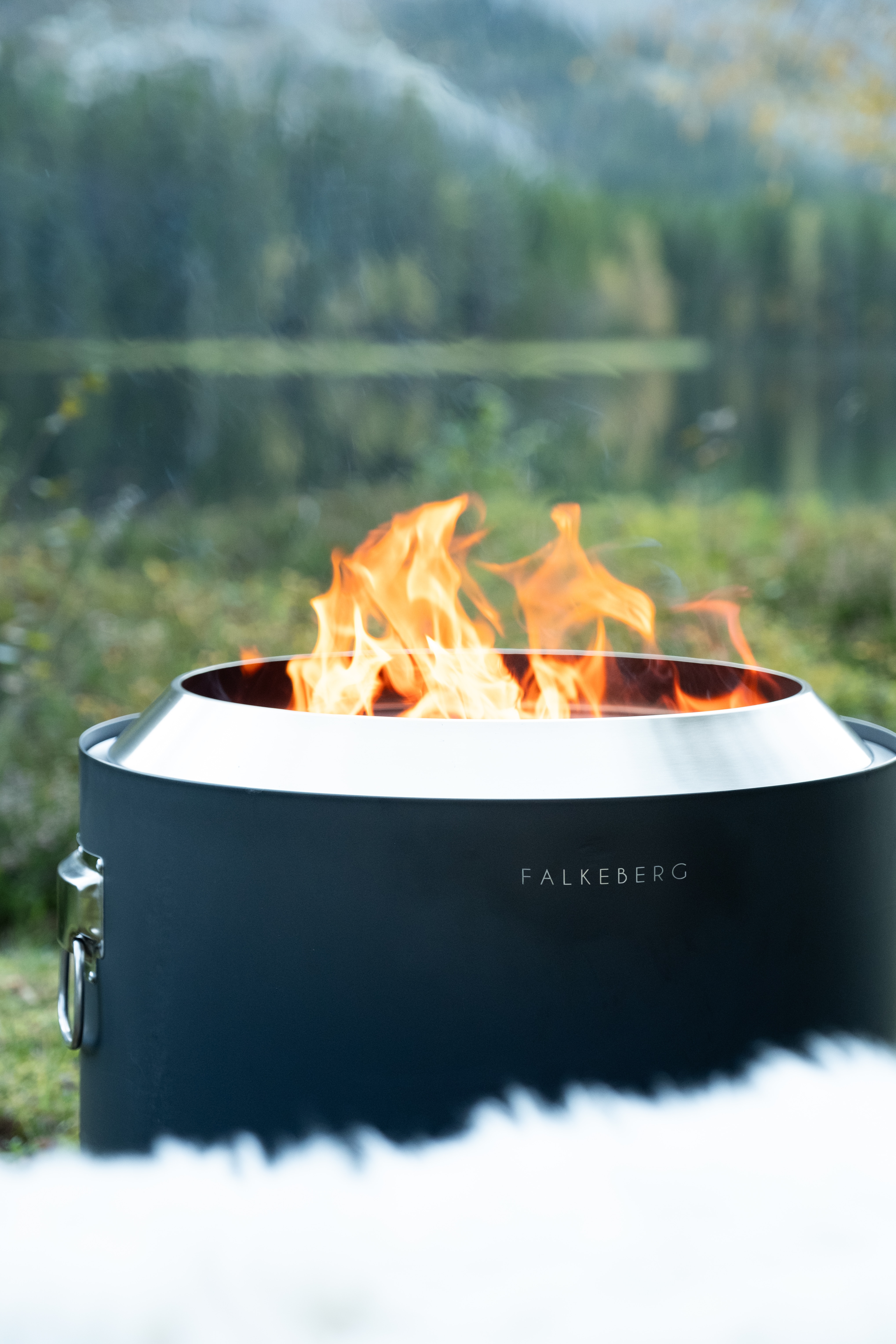 Falkeberg Smokeless Firepit, bålpanne<br>Mindre røyk og mer flammer