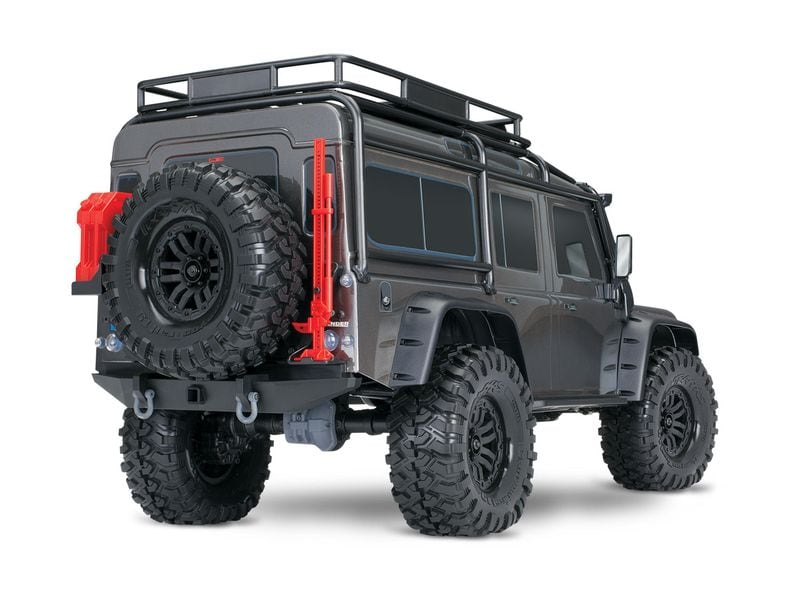 Traxxas Scale Crawler Land Rover Defender D110, Silber ARTR Off-Road Model im Massstab 1:10