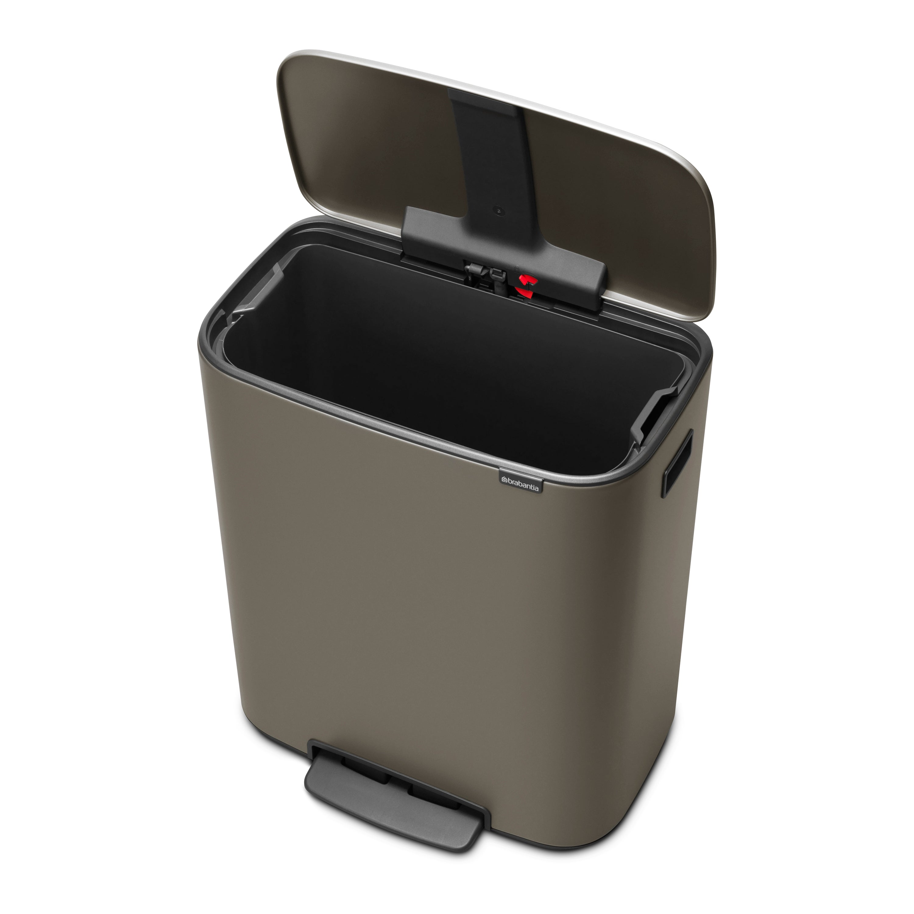 Brabantia Bo Pedaalemmer 60 Liter - Platinum