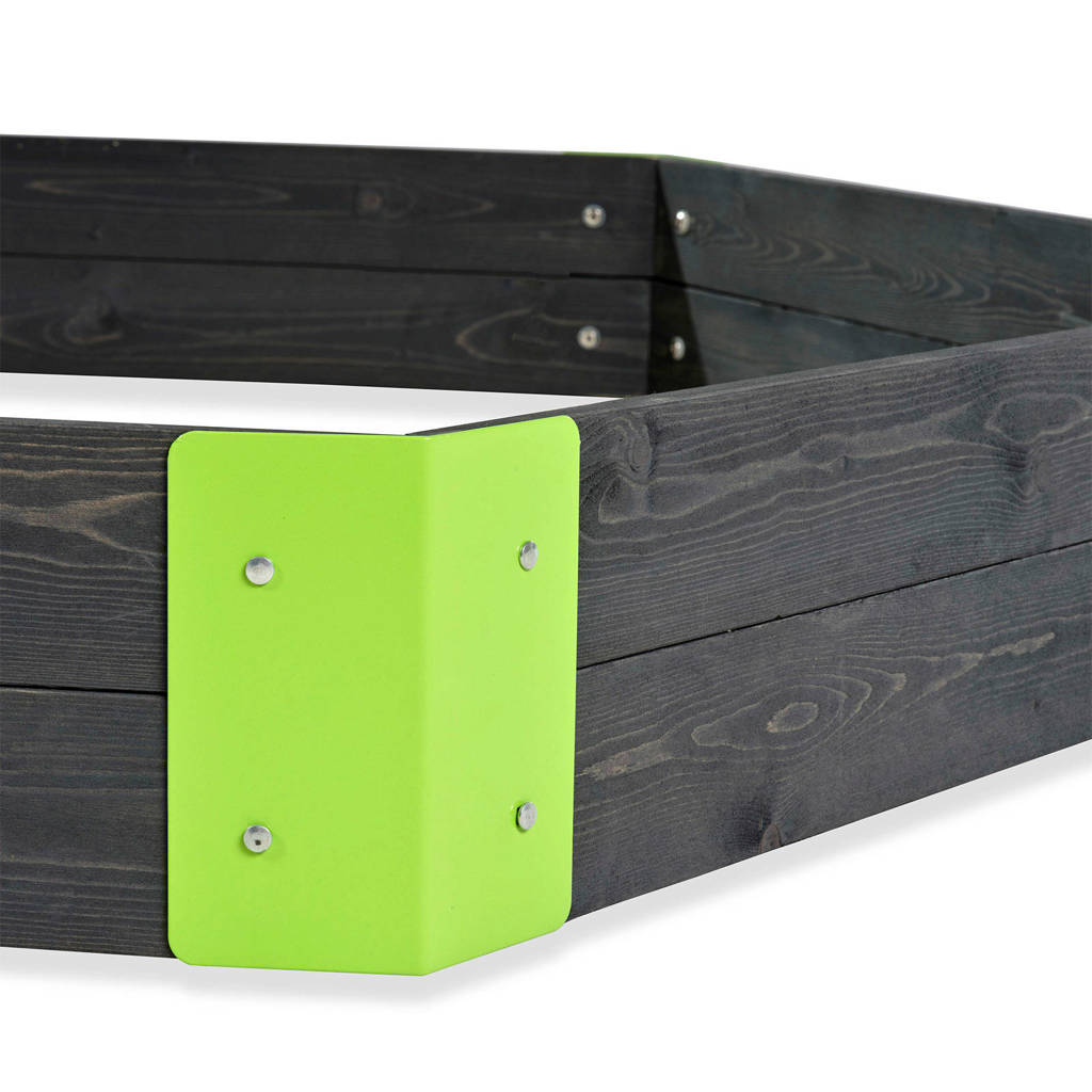Aksent Houten zandbak 160x140x21cm