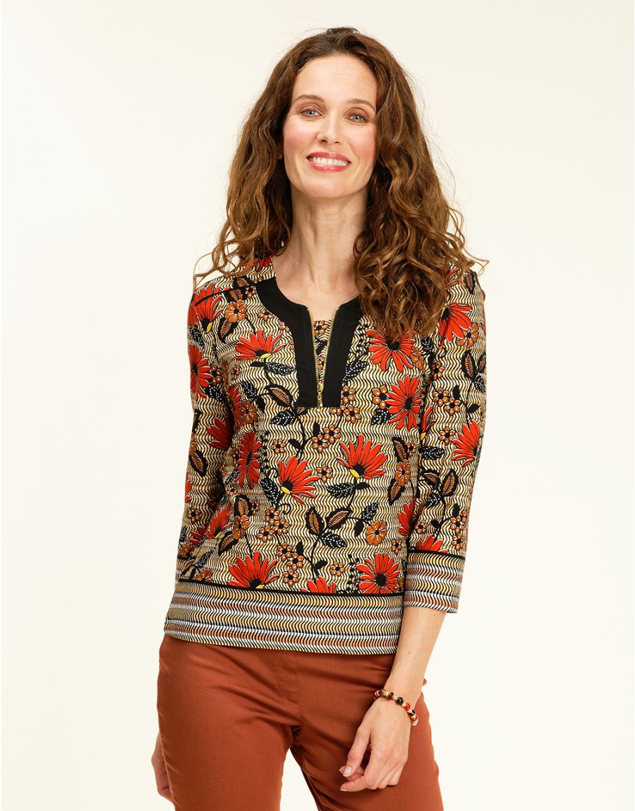 T-shirt imprimé floral