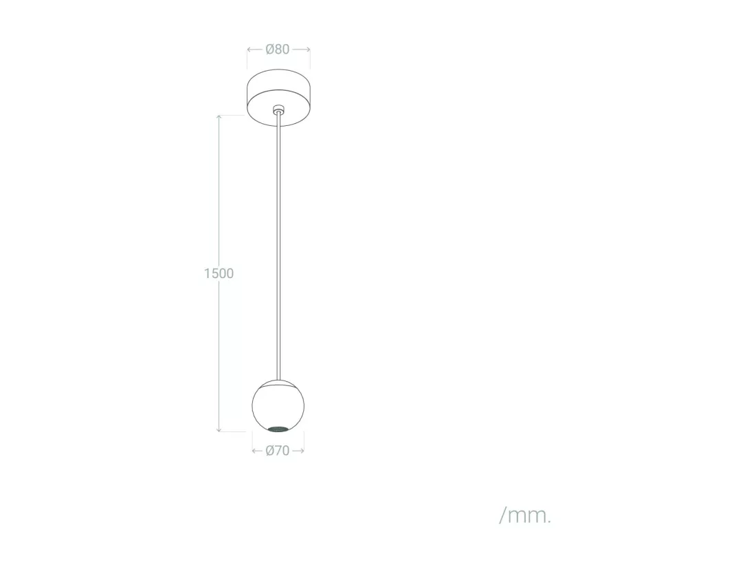 Suspension LED Ciment Jax 4,5 W Gris pierre Blanc Chaud 3000K