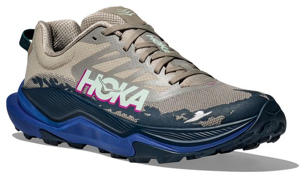 Chaussures Trail Hoka Torrent 4 Beige/Bleu Homme