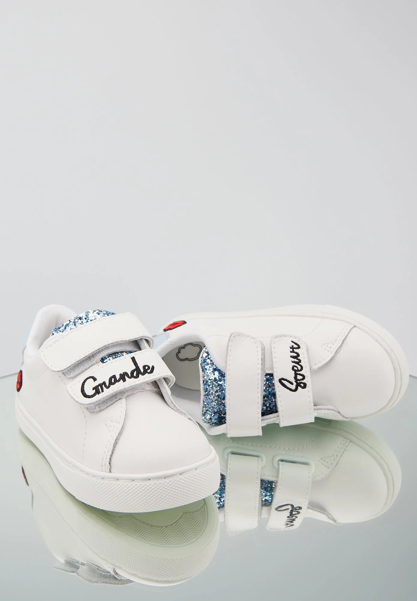 MINI EDITH GRANDE SOEUR - Sneakers en cuir | Blanc