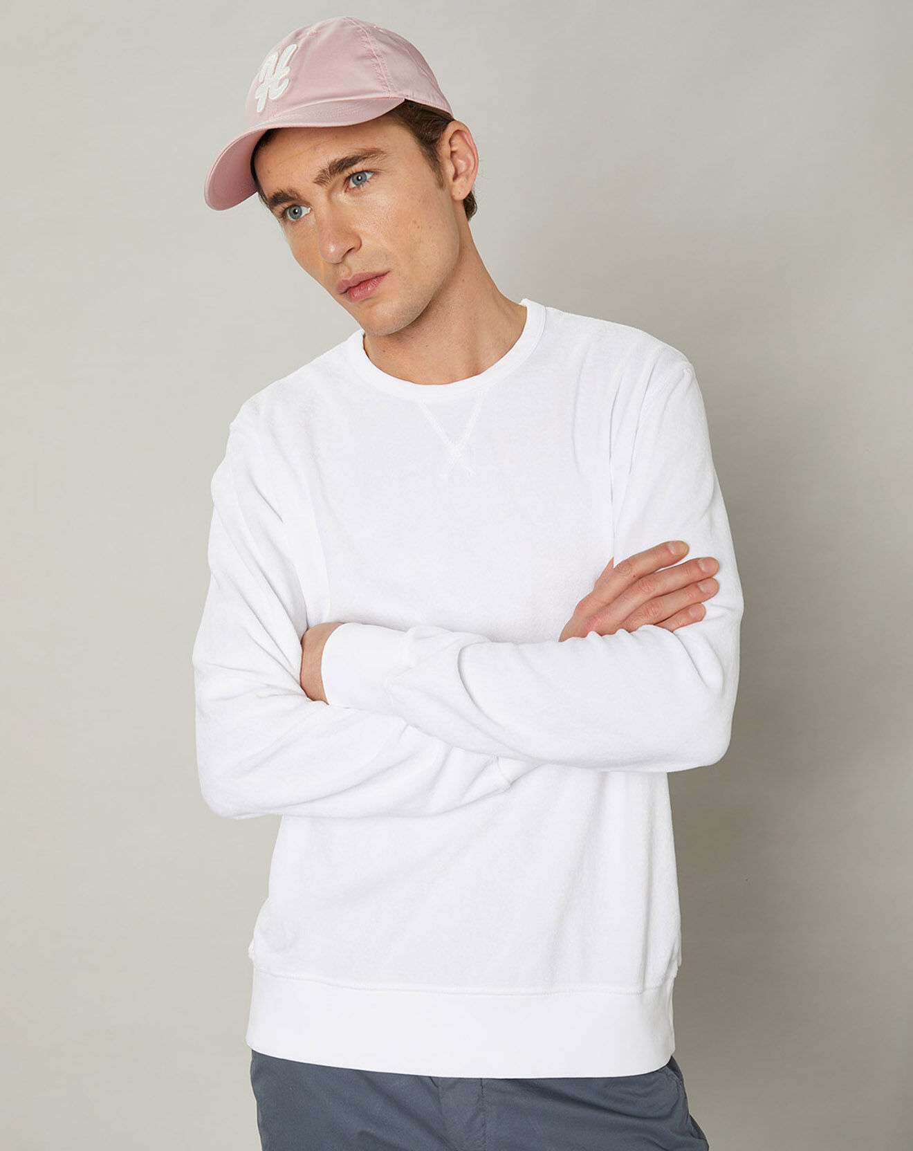 Hartford Sweat en éponge blanc