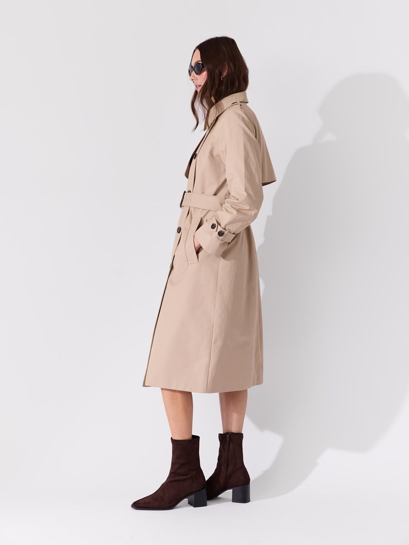 Mila trenchcoat Cobblestone