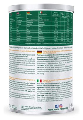 Punch Power Biodrink 500 g - Orange