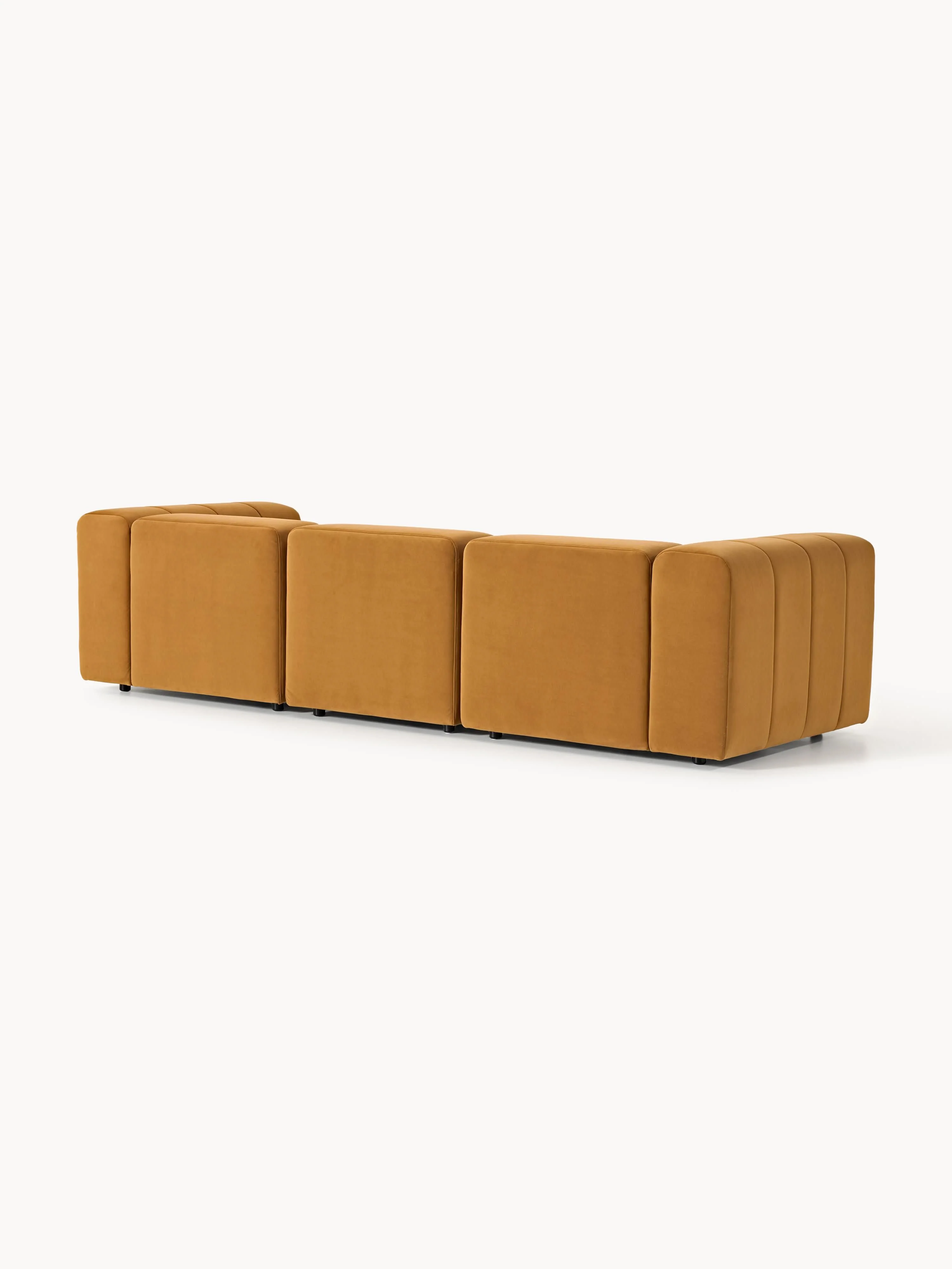 Fluwelen modulaire bank Lena (4-zits)