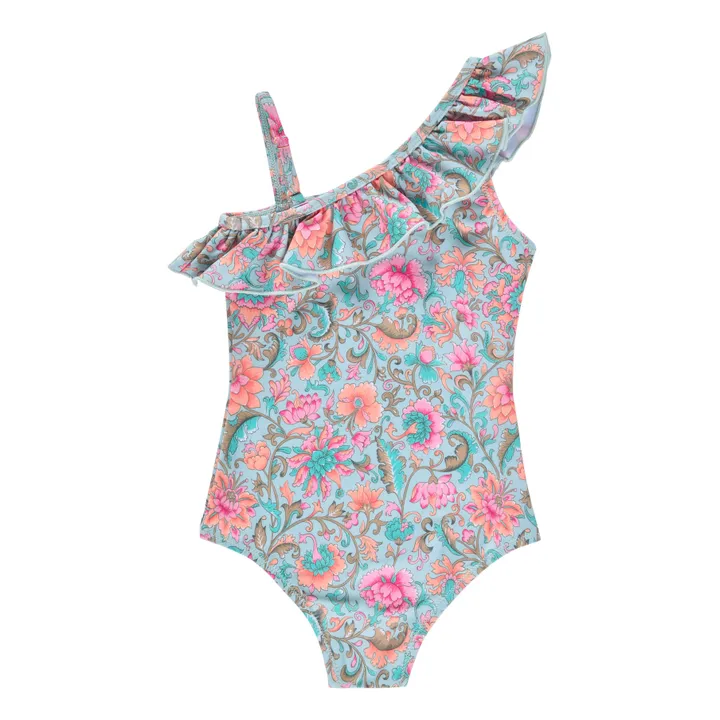 Louise Misha Maillot 1 Pièce Audrey | Bleu Vert