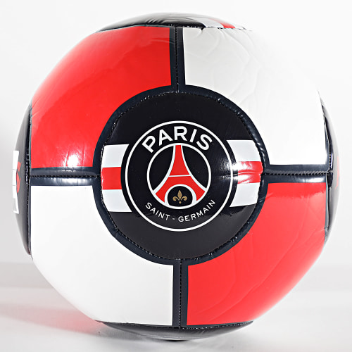 Ballon De Foot P15126 Noir Blanc Rouge