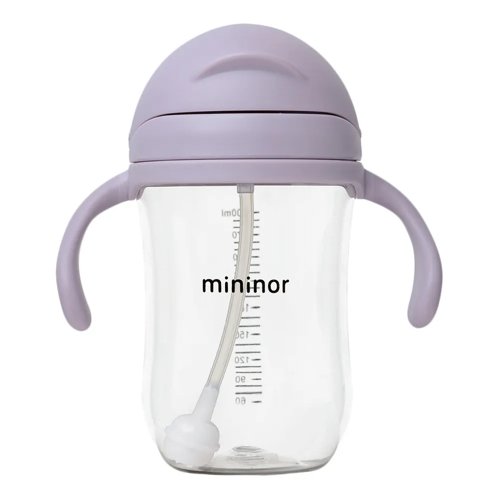 Mininor sugerørskop Lavendel - 330 ml.