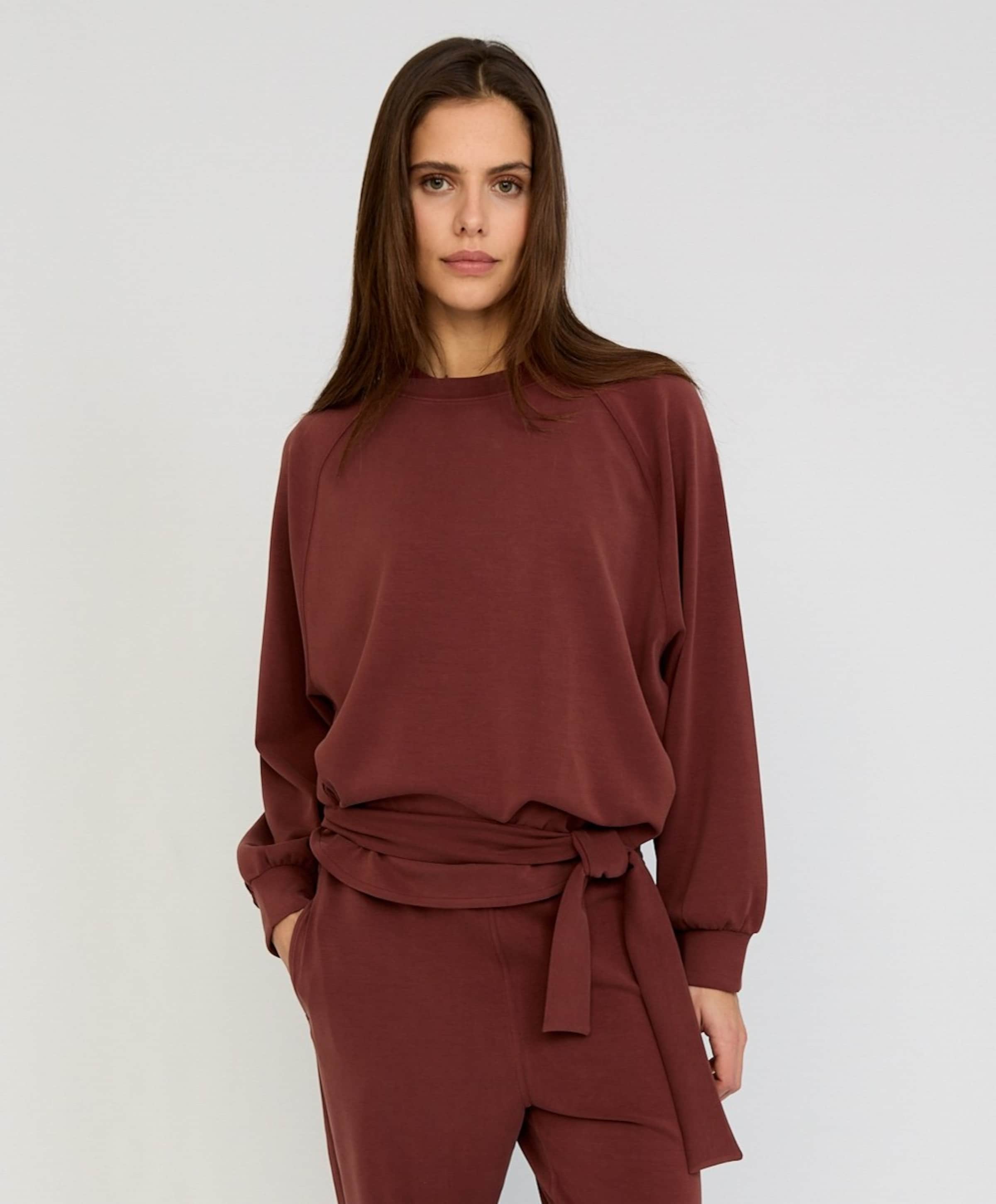 Moscow Dames sweater bruin