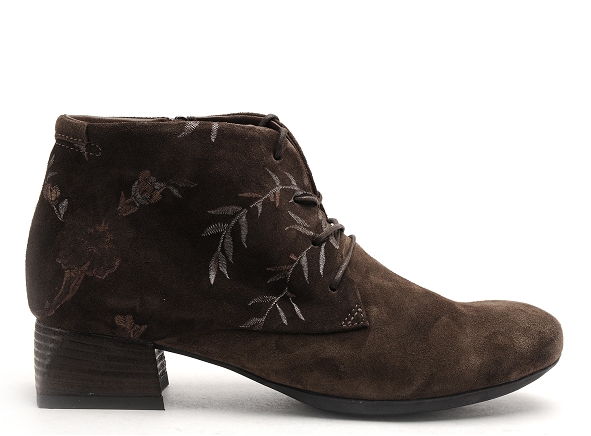 Think boots bottine talons femme 153050 marron