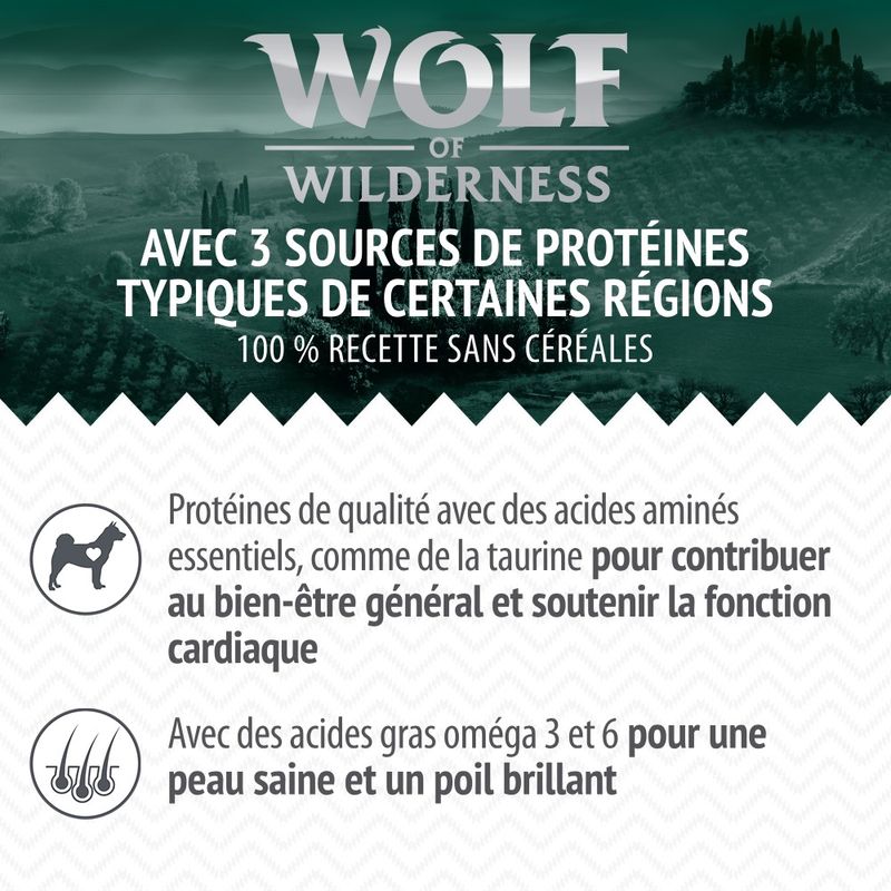 Wolf of Wilderness Triple Taste 12 x 125 g