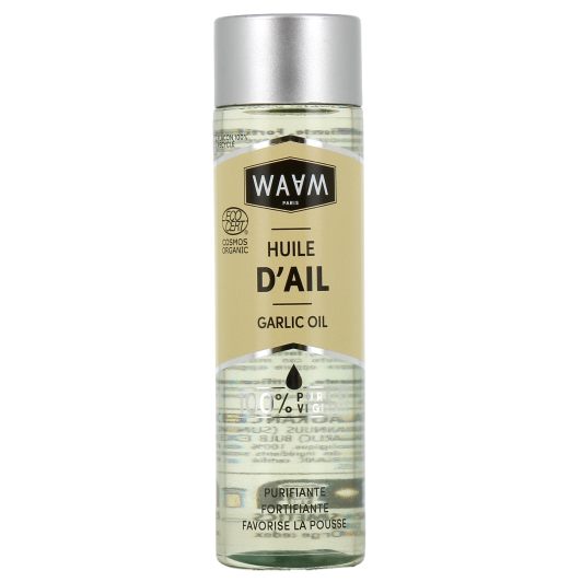 Waam huile d'ail bio - Pousse des cheveux, imperfections