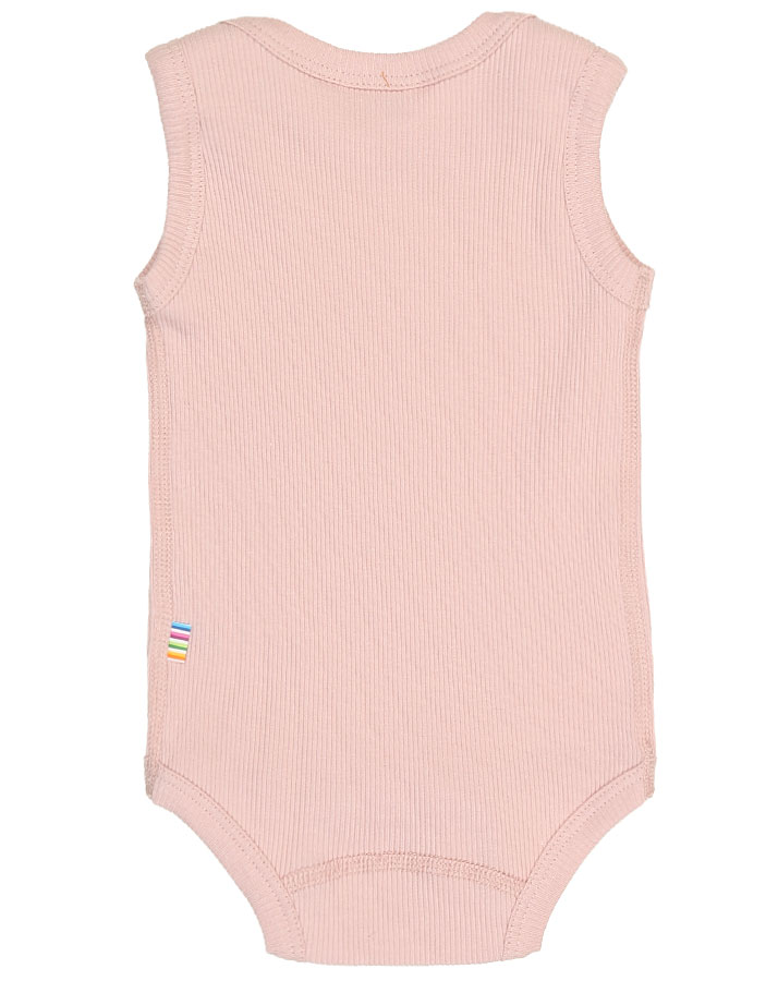 Träger-Body 602 COTTON RIB in pastell rosa