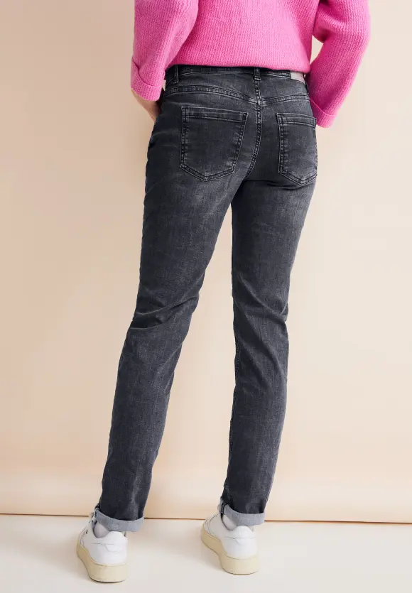 Graue Casual Fit Jeans - authentic grey wash
