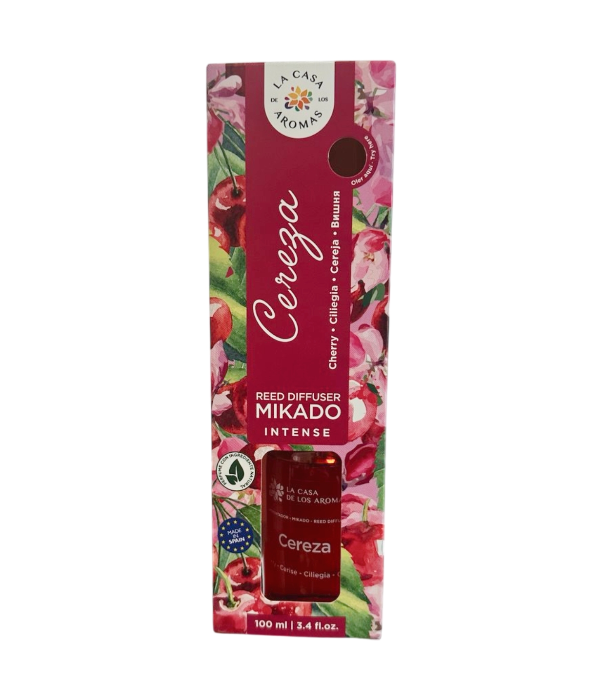 La Casa de los Aromas - Aromatizador de Ambientes Mikado 100ml - Cereja