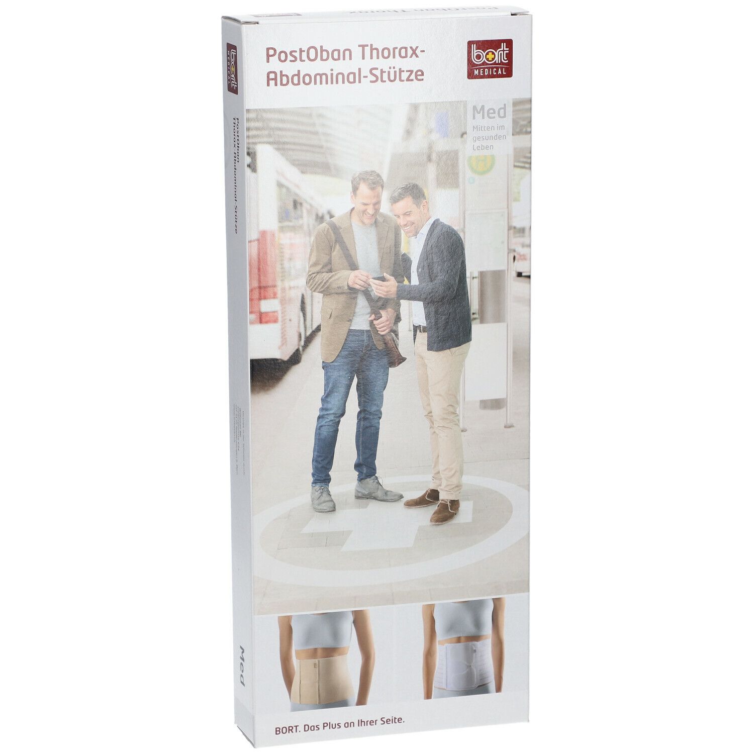 BORT PostOban® Thorax-Abdominal-Stütze Gr. 3 21 cm weiß