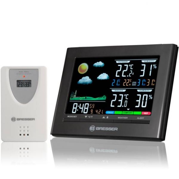 Bresser Weather Station Neomeo com Tela de Cor White