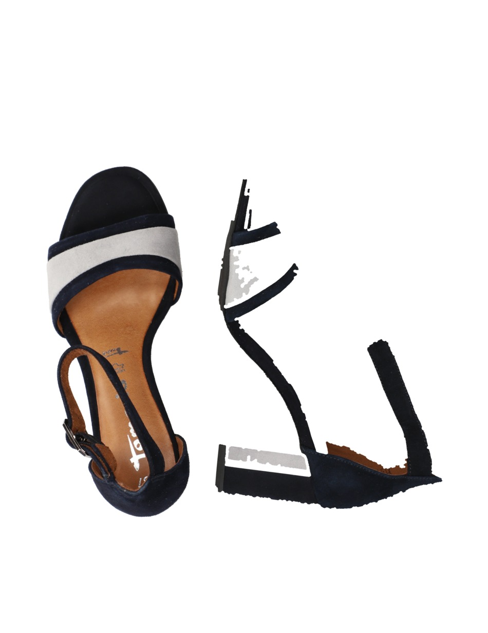 Veloursleder Sandale
