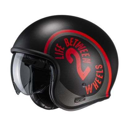 Casque Hjc V30 - HARVEY - Noir / Rouge