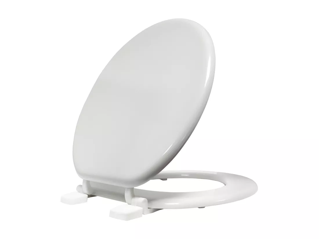 Abattant WC 37 x 47 cm Vitamine Blanc - MDF