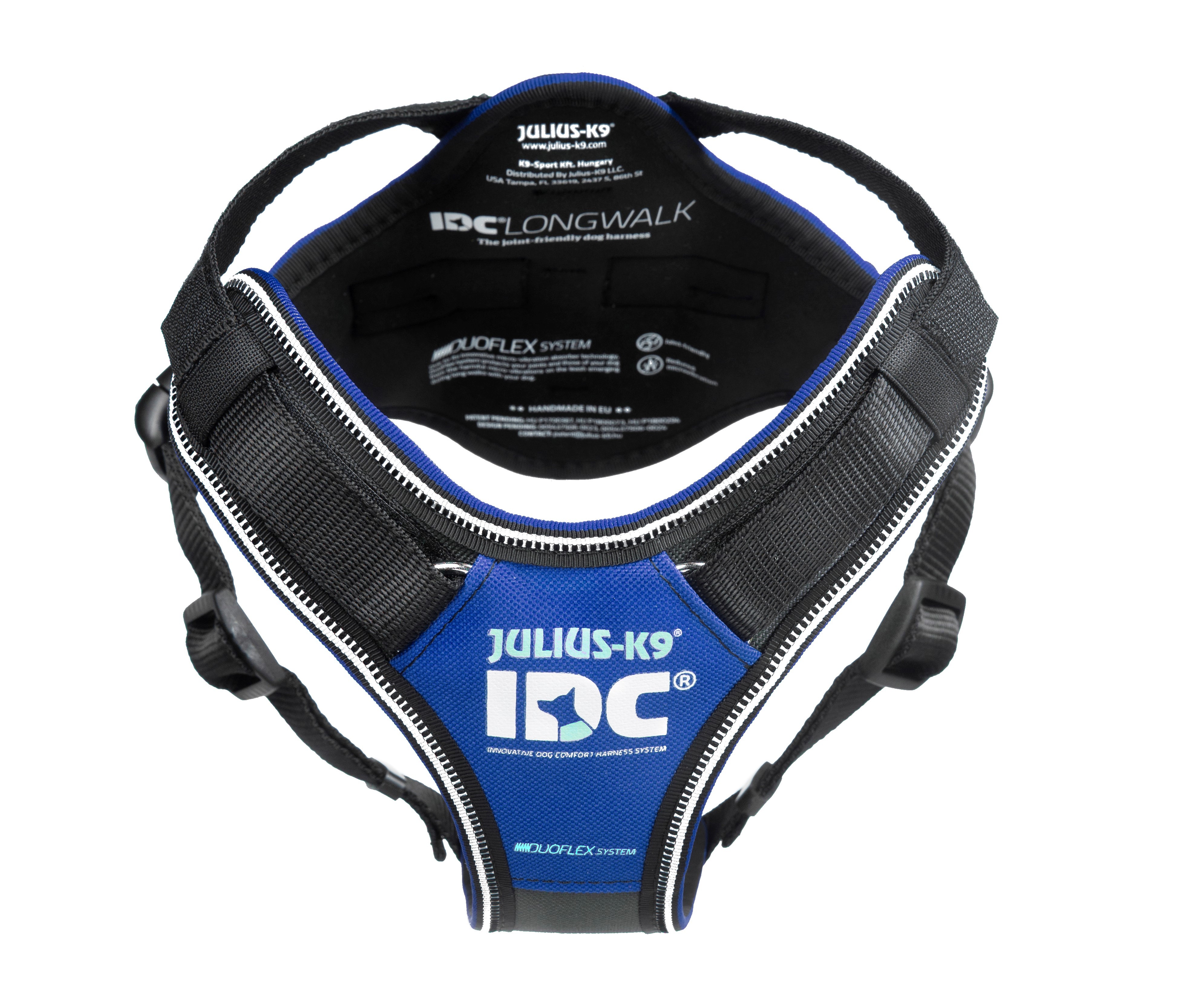 JULIUS - Coleira para Cães Julius K9 Longwalk Azul