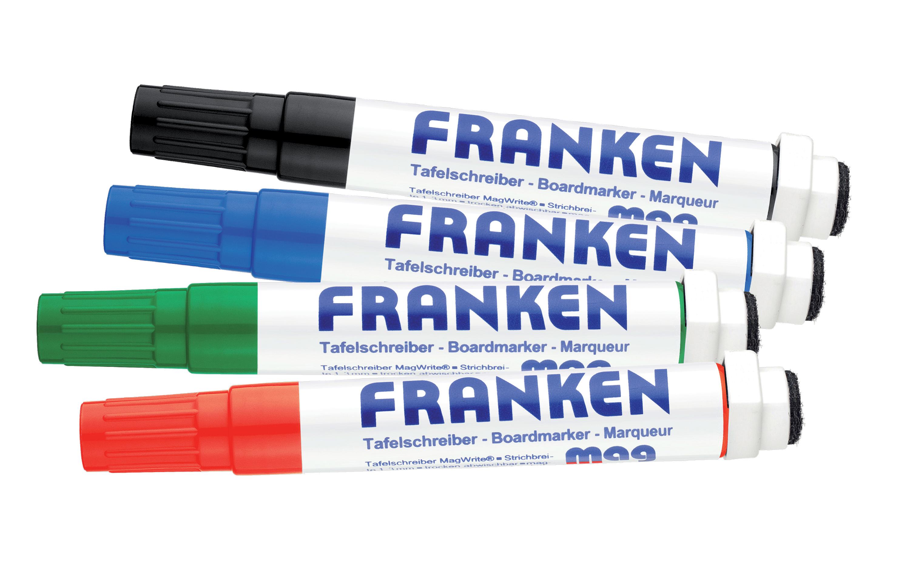 Whiteboard-Marker Mag Write 1- 3 mm, SortiertKombi-Marker mit Pigmenttinte