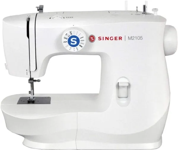 Singer M2105 - Symaskine - 8 søm - 4 et-trins knaphuller