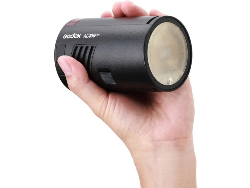 Godox Blitzgerät AD100PRO, 100W TTL und Akku Kompakter und leichter Studioblitz mit kabelloser Steürung und schnellem Blitzfolgezyklus