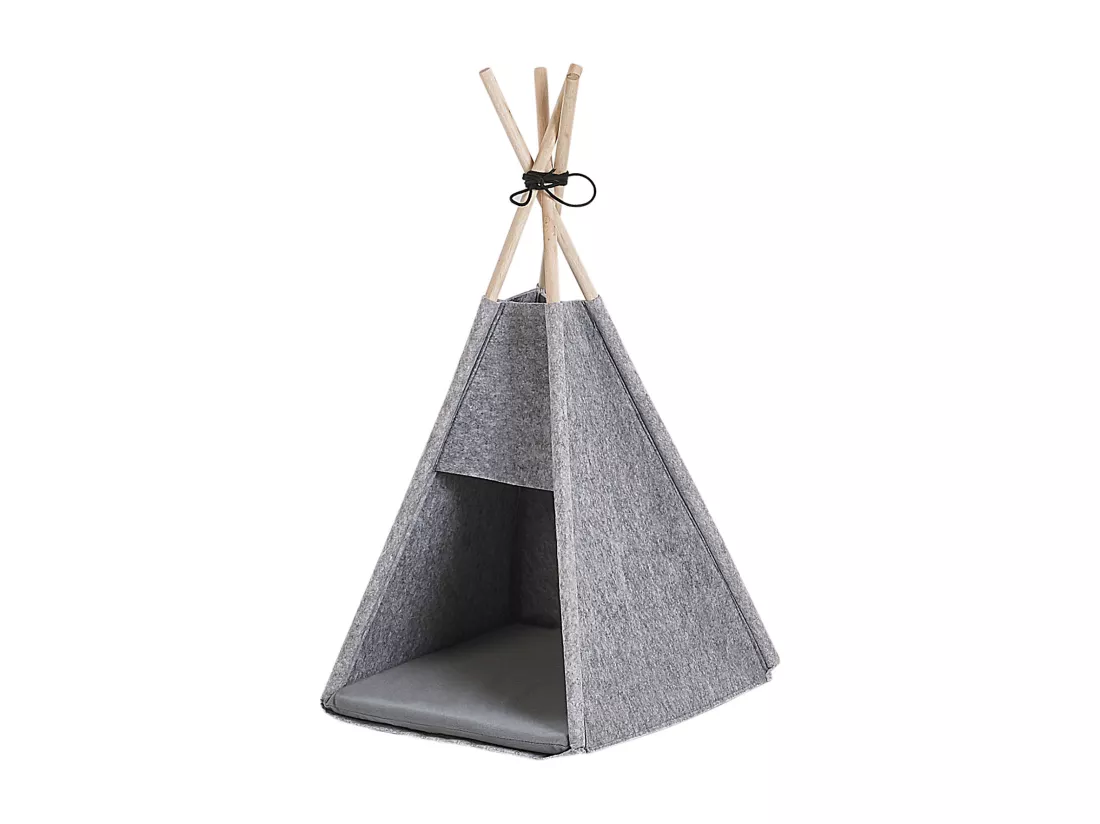 Lit pour animal ULUBEY Filz Gris clair